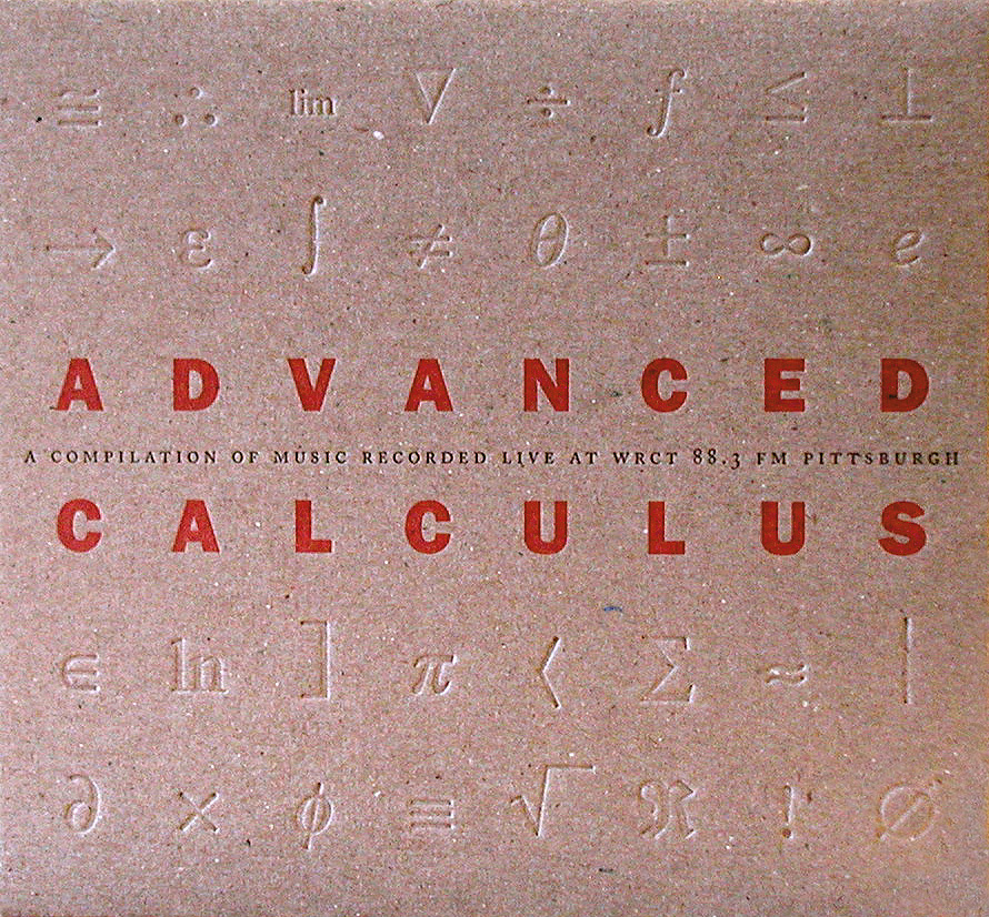 Advanced Calculus CD Cover Hi-Res